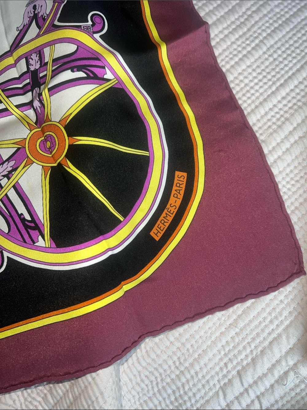 Hermes Carre 70 Washington’s Carriage Scarf - Picture 2 of 13